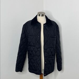 MANGO Men's Black Quilted Puffer Jacket Sz Small